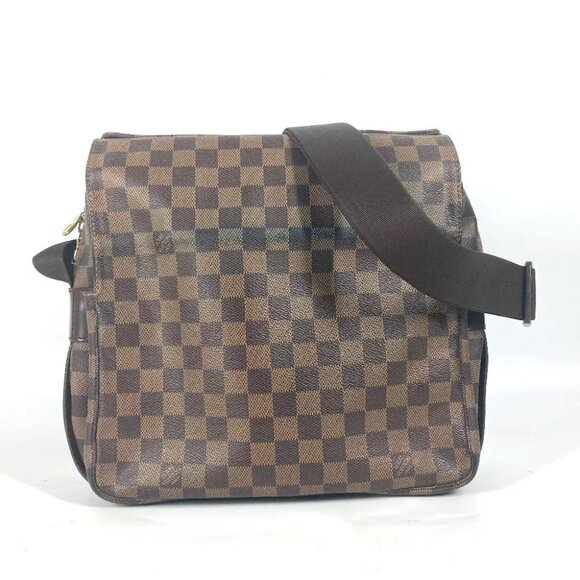 LOUIS VUITTON N45255 Damier Naviglio Crossbody bag Shoulder Bag Ebene Brown